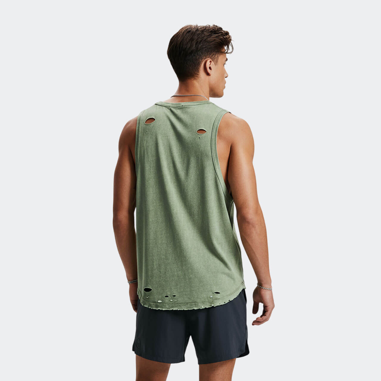 Back-view of HYDRA Airform Tank in Sage