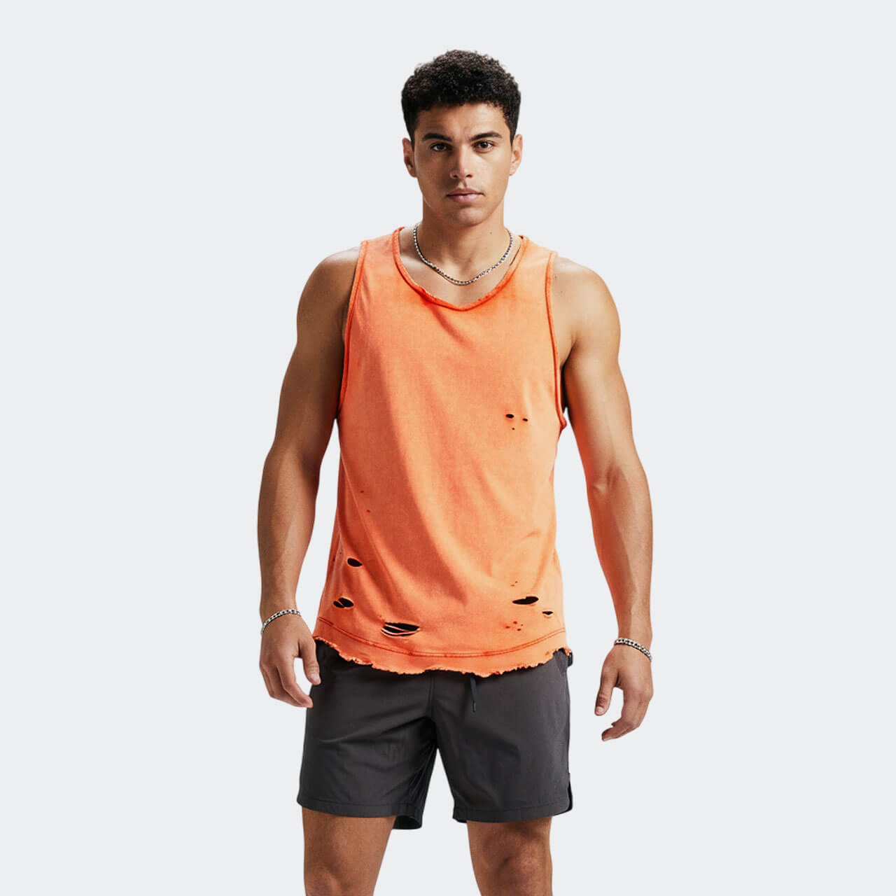 Front-view of HYDRA Airform Tank in Orange