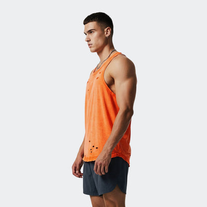 Back-view of HYDRA Airform Tank in Orange